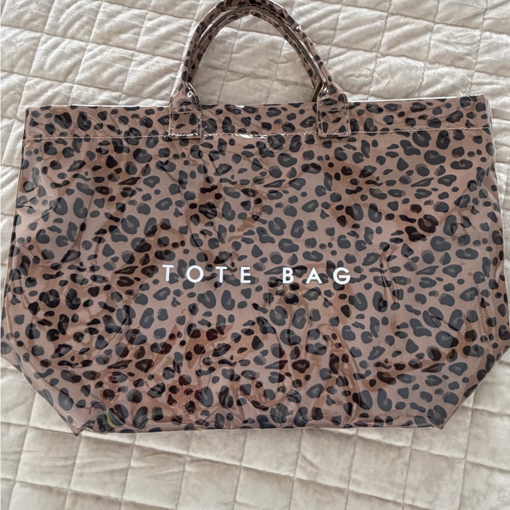Leopard Print Tote Bag